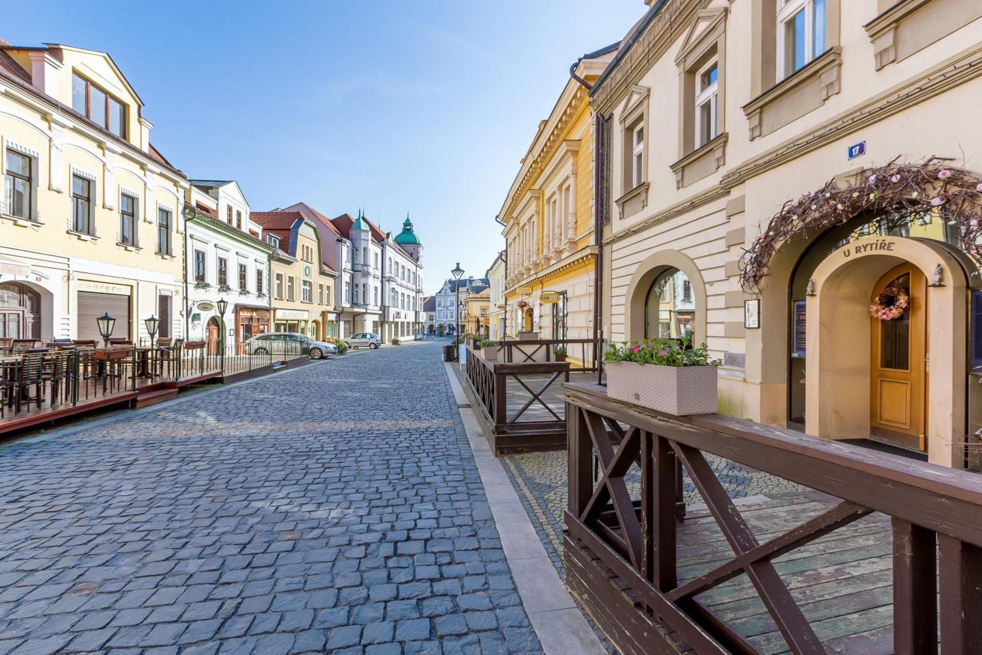 Hotel U Rytíře Melnik Exterior foto
